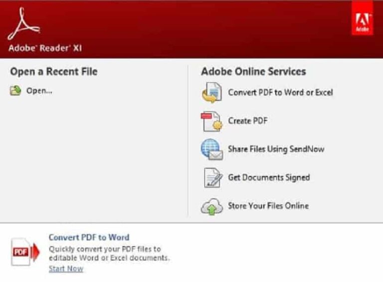 adobe acrobat reader xi free download