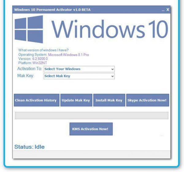 Windows 10 Pro Permanent Activator