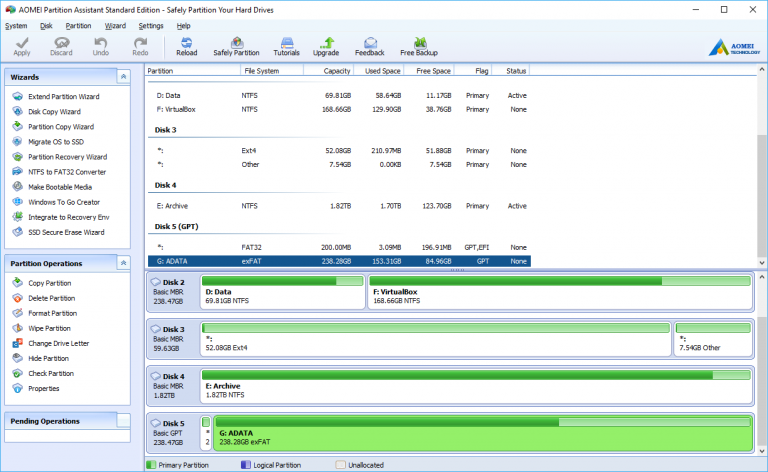 Download Aomei Partition Assistant 1 - Download Aomei Partition Assistant Crack