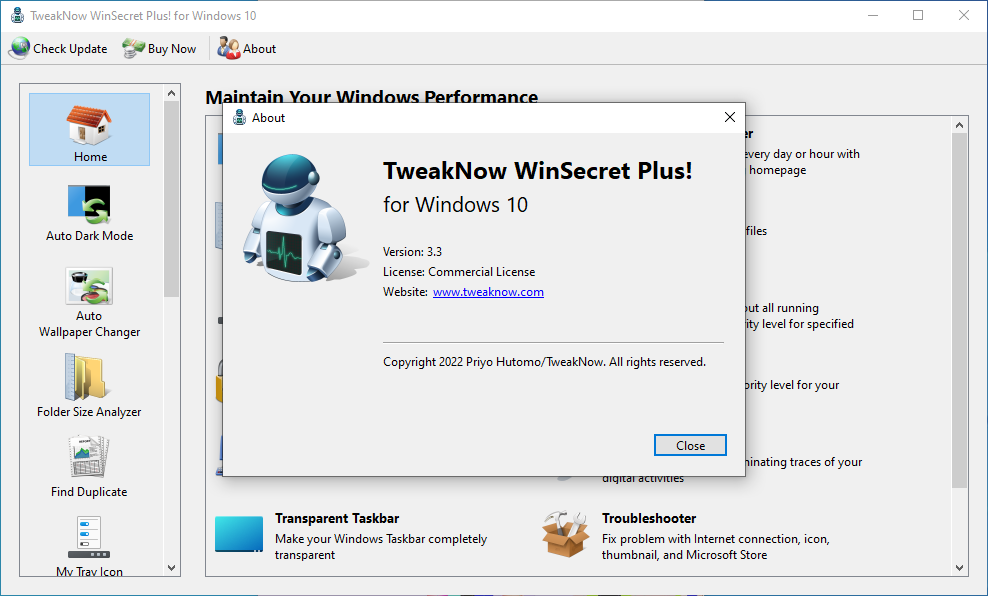 TweakNow WinSecret Plus 4.9.3 Full Version - TweakNow WinSecret Plus 4.9.3 Full Version Crack